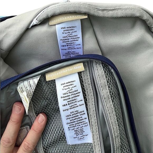 Pottery Barn Teen Gear-Up Purple/Navy Laguna Recycled Tie-Dye Backpack&Lunchbox - Picture 8 of 16